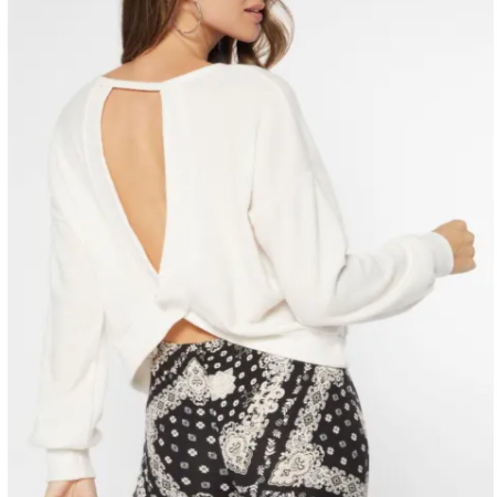 Open Twist Back Top